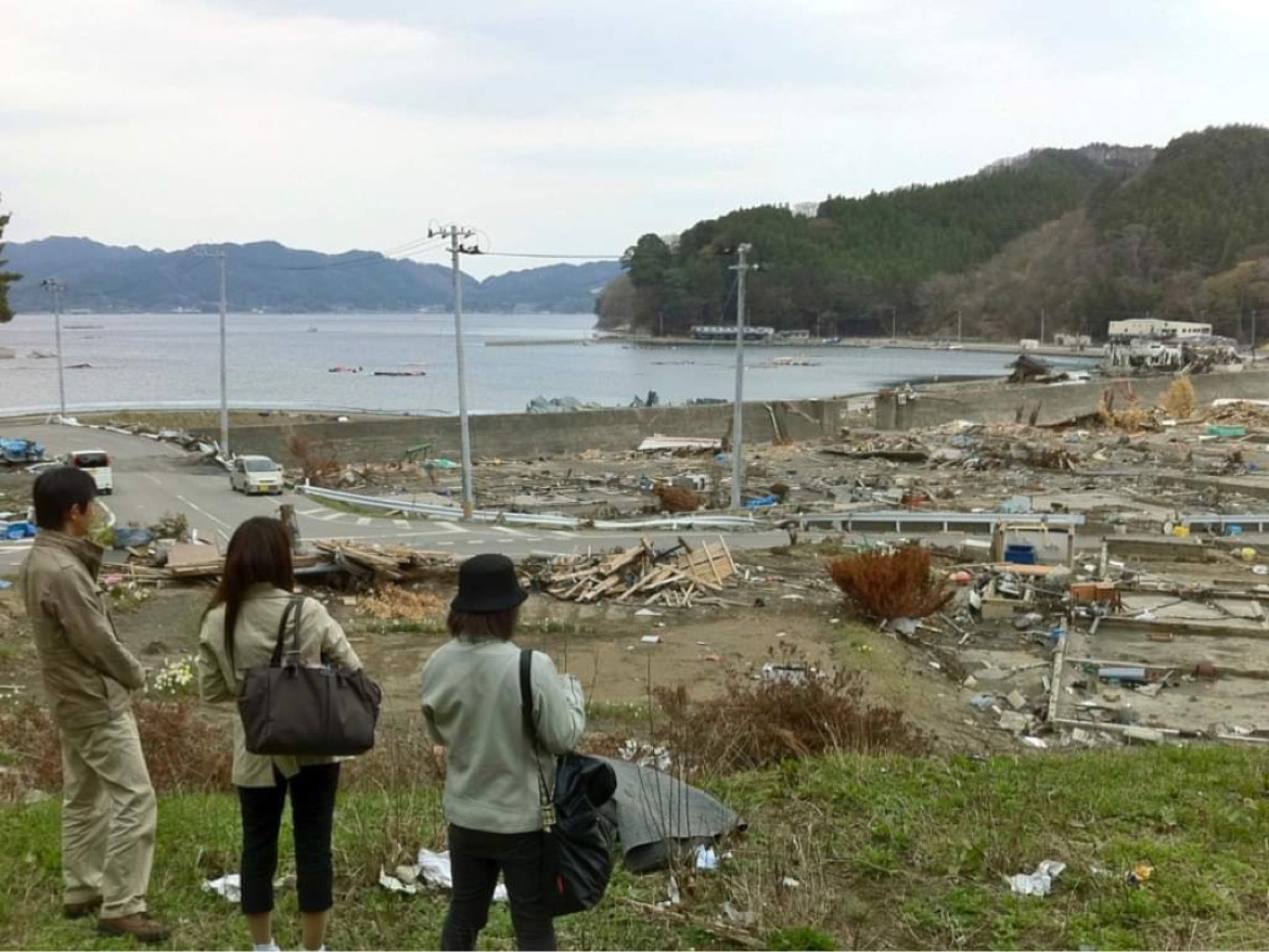 震災後の釜石の様子