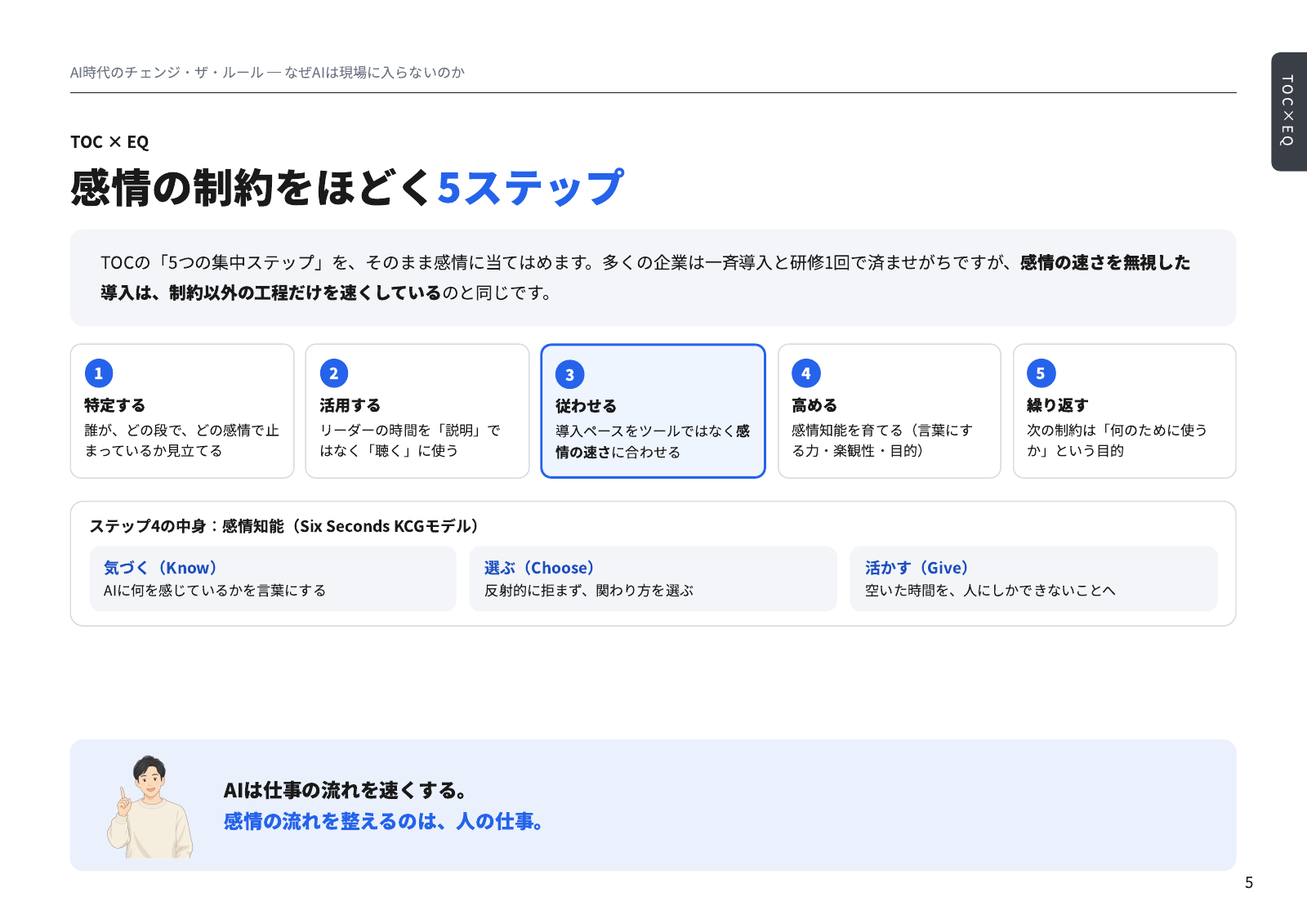 感情の制約をほどく5ステップ